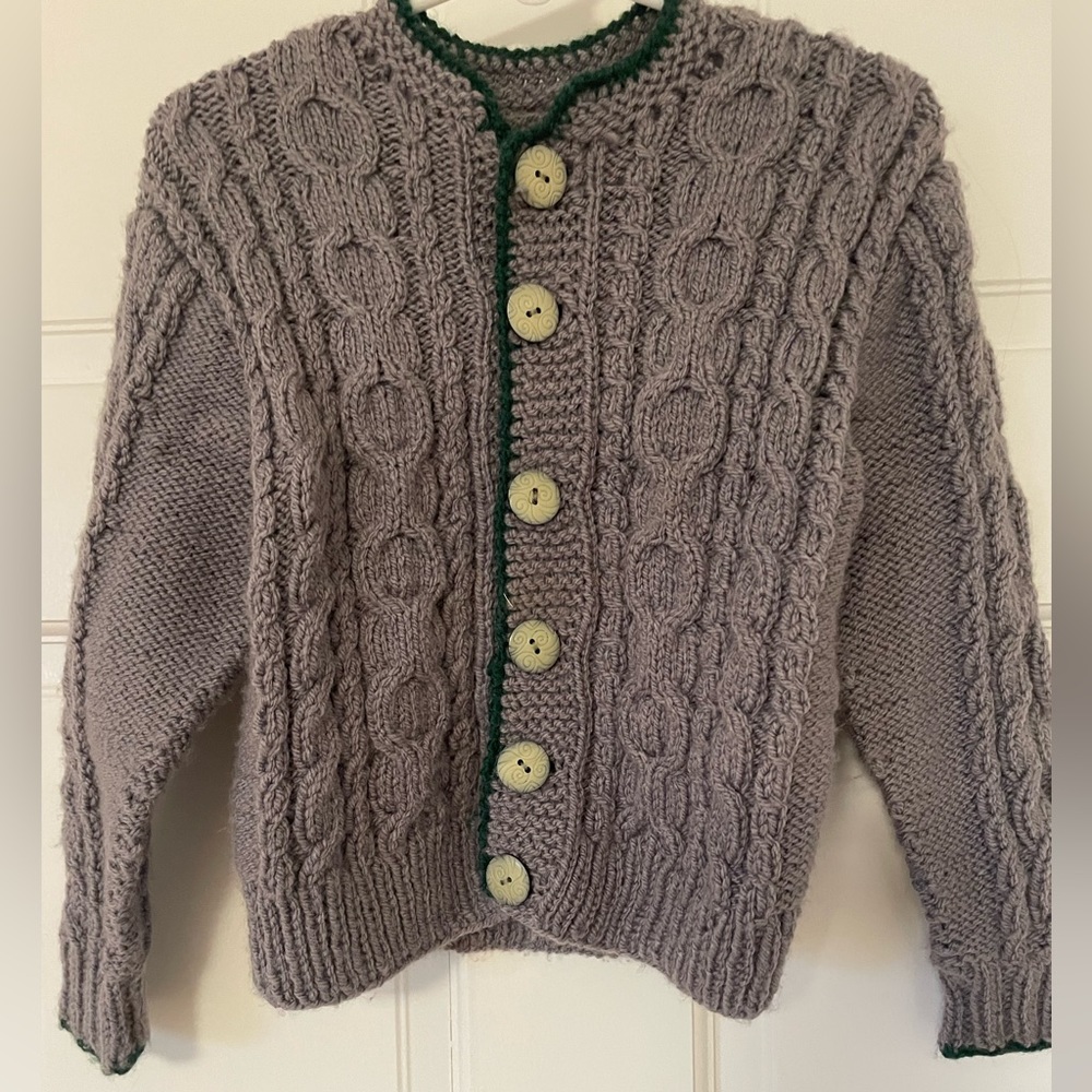 Kable knit cardigan